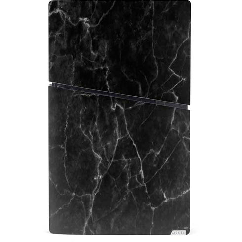 Black Marble PS5 Slim Digital Edition Console Skin